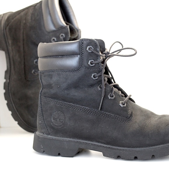 Timberland Black suede leather boots - Picture 4 of 9